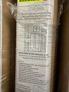 Exterior 3-Lite Square Craftsman Style Knotty Alder Door 1-3-1 RH