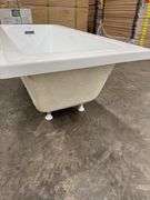 Neptune Munich White Drop-In Bathtub 59"x32"x23"