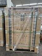 Exterior Castle Knotty Alder With Speakeasy Door 1-3-1 LH