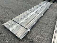 Dull Galvanized Metal Panel 3'x16'