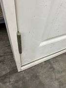 White Exterior 3/4 Glass Double Patio Door 72"x80"