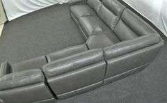 Macys Gabrine Leather 5pc Power Reclining Sectional Online Retail: $6455