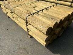 Pressure Treated Southern Yellow Pine Fence Post 5"x8'