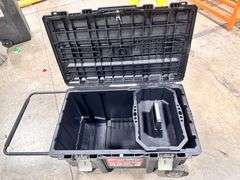 Husky 37 in. Rolling Tool Box Utility Cart Black