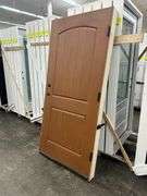 Medium Walnut, Ext Fiberglass, 200PP Plank Panel W/Clavos, 36"x80" LH