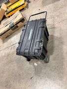 Husky 37 in. Rolling Tool Box Utility Cart Black