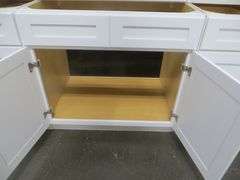 Arcadia White Kitchen Cabinet Set 12'x15'