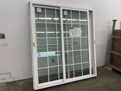 Patio Slider Vinyl Frame Door 71 1/2"x79 1/2"