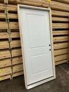 White Steel, Exterior Door 36", Left Hand