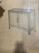 Antique Blue MDF 40 in. Vintage Sideboard
