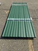 Textured Evergreen Corrugated Metal Panel 3'x8'