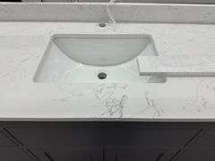 Miranda Dark Gray 84" Double Vanity