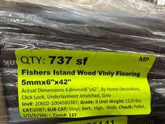 Fishers Island Wood Vinyl Flooring 5mmx6"x42"