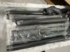 5 tier Industrial Wall Mount Iron Pipe Shelf