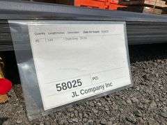 Dark Gray Corrugated Metal Panel 18"x12'