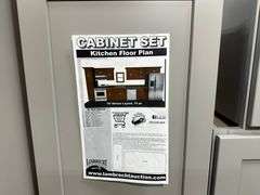 Stone Harbor Gray Kitchen Cabinet Set 16'