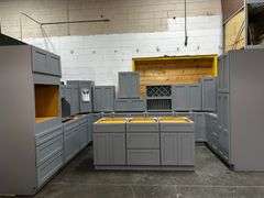 Pacific Gray Kitchen Cabinet Set 10'x16'x10'