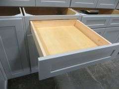 Assembled Stone Harbor Gray Kitchen Cabinet Set 10'x14'x10'