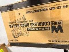 WEN 20V Max 18-Gauge Cordless Brad Nailer