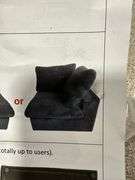 Square Arm 1-Piece Linen Modular Corner Sectional Sofa Corner Piece