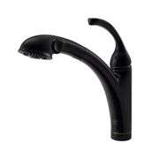 Antique Bronze Single Handle Pull-Out Kitchen Faucet