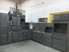 Newcastle Gray Kitchen Cabinet Set 12'x15'