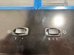 CFM Convertible Under-Cabinet Range Hood with Light in Black