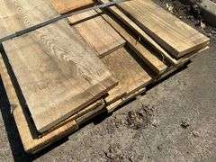 Red Oak Outs Rough Cut Hardwood Lumber 1"xRWxRL (Longest Board is Approximately 12')