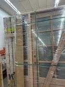 Exterior 8-Lite Mahogany Door 1-3-1 RH