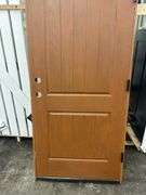 Medium Walnut, Ext Fiberglass, 200PP Plank Panel W/Clavos, 36"x80" LH