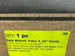 Dark Walnut, Indus 2, 24" Vanity