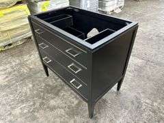 Black , Manhattan, 36" Vanity
