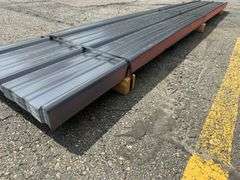 Dark Gray Corrugated Metal Panel 18"x12'