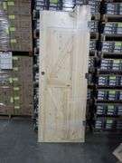 Unassembled Knotty Pine Door 30"x80" RH