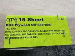 BCX Plywood 5/8"x 48"x 96"