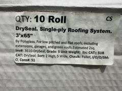 Dry Seal. Single-Ply Roofing System 3'x65'