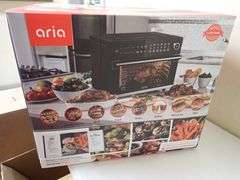 Black Ariawave 36 Quart Digital Air Fryer Toaster Oven