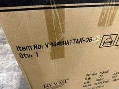 Black , Manhattan, 36" Vanity
