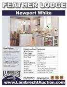 Newport White Kitchen Cabinet Set 12'x12'