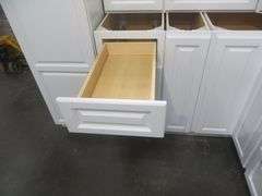 Newport White Kitchen Cabinet Set 12'x12'