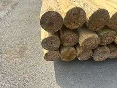 Pressure Treated Southern Yellow Pine Fence Post 5"x8'