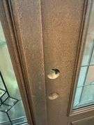Exterior Fiberglass Deco Door With 2 Side Lites 63 1/2"x81 1/2" RH