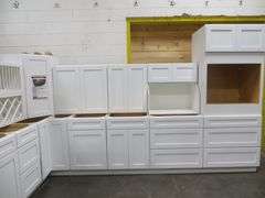 Arcadia White Kitchen Cabinet Set 12'x15'