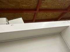 White Exterior 1/2 Glass Double Patio Door 72"x80"