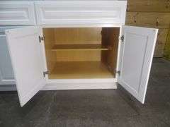 Newport White Kitchen Cabinet Set 12'x12'