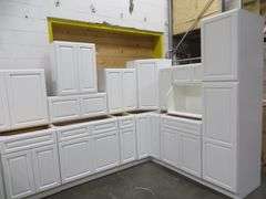 Newport White Kitchen Cabinet Set 10'x14'x10'