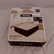 BestwayÂ® Maroon Tritech Airbed Queen 20 with Built-in AC Pump