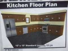 Regal Oak Kitchen Cabinet Set 12'x15'
