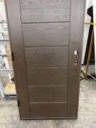 Dark Walnut, Ext Fiberglass, 107 Groove, 36"x80" RH