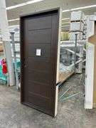 Dark Walnut, Ext Fiberglass, 107 Groove, 36"x80" RH